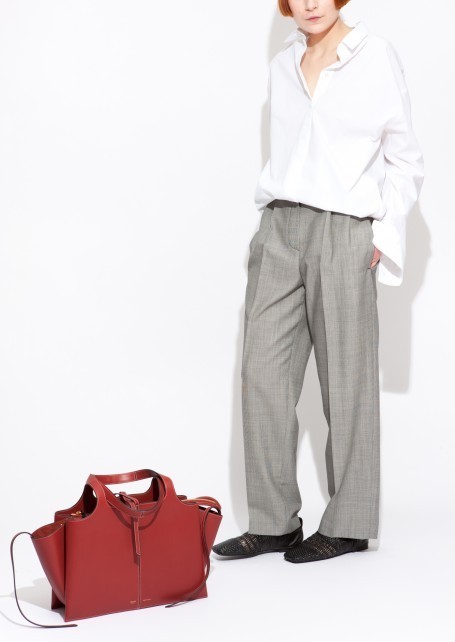 2017最新作 セリーヌコピー Tri-foldトライフォールド バッグ Red medium
